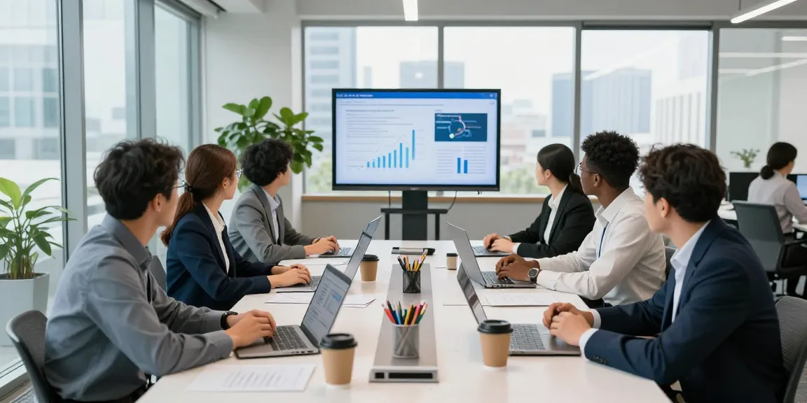 This professional workspace features a diverse team collaborating at the WPS Official Website meeting, showcasing innovative strategies.